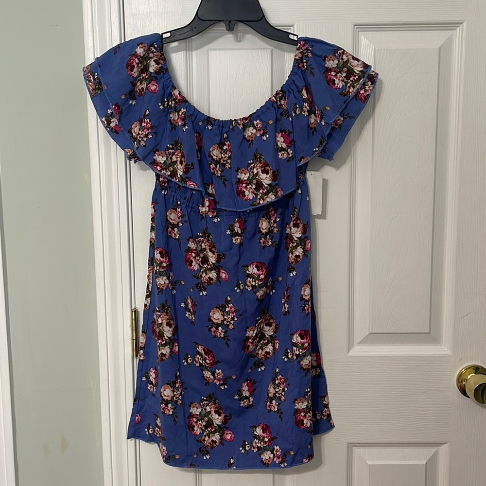 Velvet Torch Purple floral dress